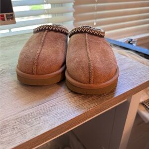 UGG Brown and Cream Slippers